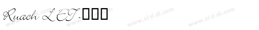 Ruach LET字体转换